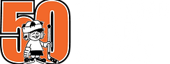 50th anniversary Suburban Hockey Schools Logo